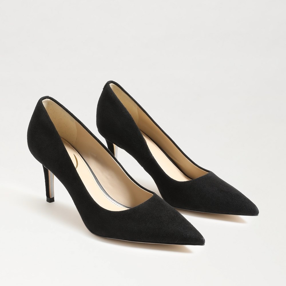 Sam Edelman Vienna Pump - Black Suede 8.5